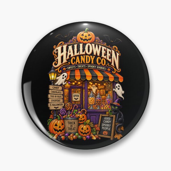 Item preview, Halloween Candy Co. – Vintage Halloween Candy Shop Design designed and sold by RockitBaby.