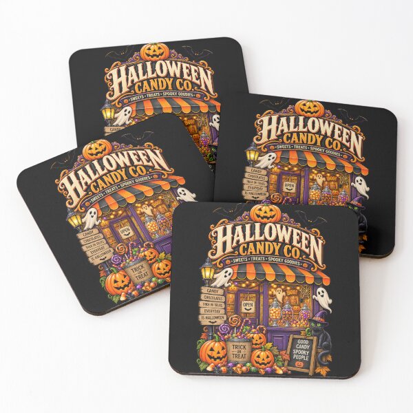 Item preview, Halloween Candy Co. – Vintage Halloween Candy Shop Design designed and sold by RockitBaby.