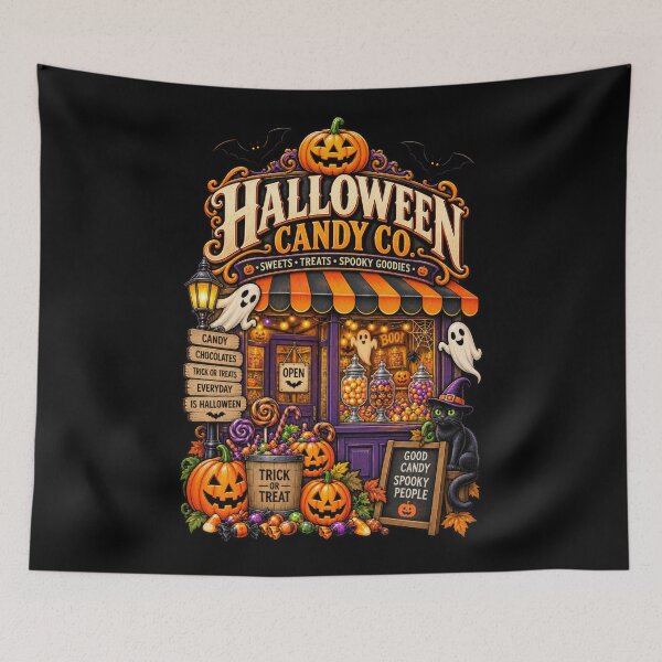 Item preview, Halloween Candy Co. – Vintage Halloween Candy Shop Design designed and sold by RockitBaby.