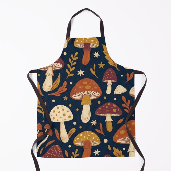 Item preview, Retro Woodland Mushroom Pattern designed and sold by SassyArtistry.