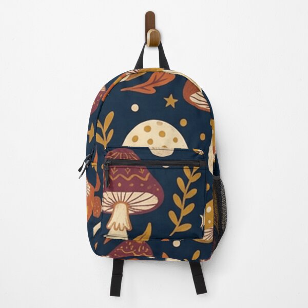 Item preview, Retro Woodland Mushroom Pattern designed and sold by SassyArtistry.