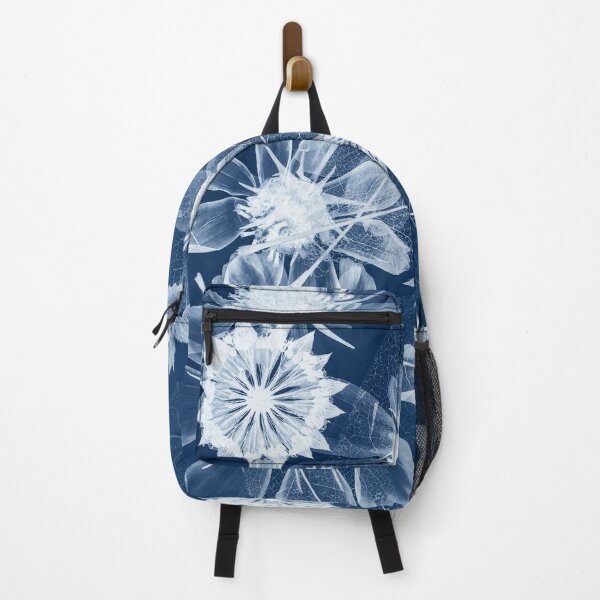 Item preview, Transparent Leaf Skeleton Blue Botanical Art designed and sold by Elżbieta Kaps.