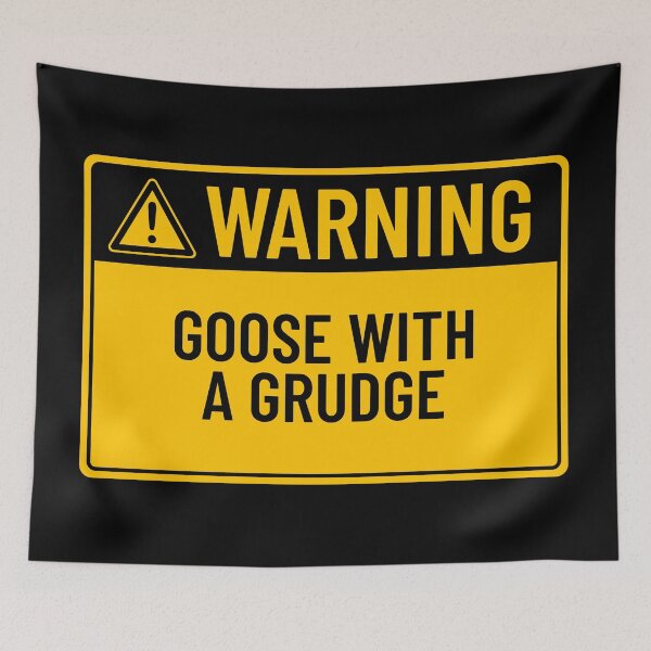Item preview, Warning: Goose With a Grudge designed and sold by mr-k-store.