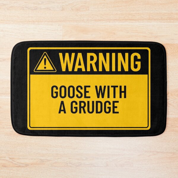 Item preview, Warning: Goose With a Grudge designed and sold by mr-k-store.