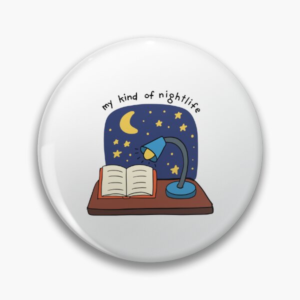 Item preview, My Kind Of Nightlife | Bookish | Funny | Cute designed and sold by The Turquoise Brush.
