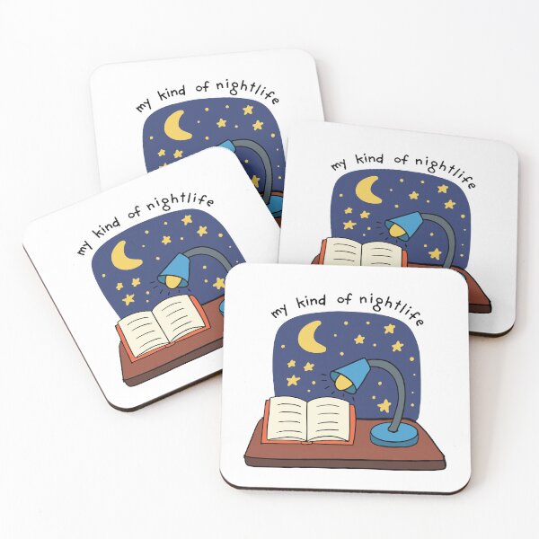 Item preview, My Kind Of Nightlife | Bookish | Funny | Cute designed and sold by The Turquoise Brush.