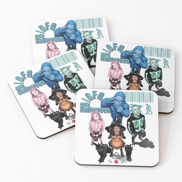 Item preview, Bigfoot Halloween Cryptid Squad Trick-or-Treat Comic Art designed and sold by Whimsy Trail Co.