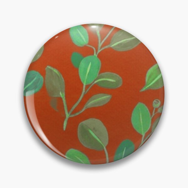 Artikelvorschau, Retro-grünes Blatt-Botanisches Muster entworfen und verkauft von SassyArtistry.