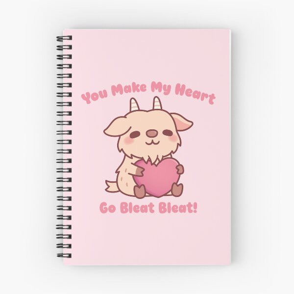 Item preview, Cute Goat You Make My Heart Go Bleat Bleat designed and sold by rustydoodle.