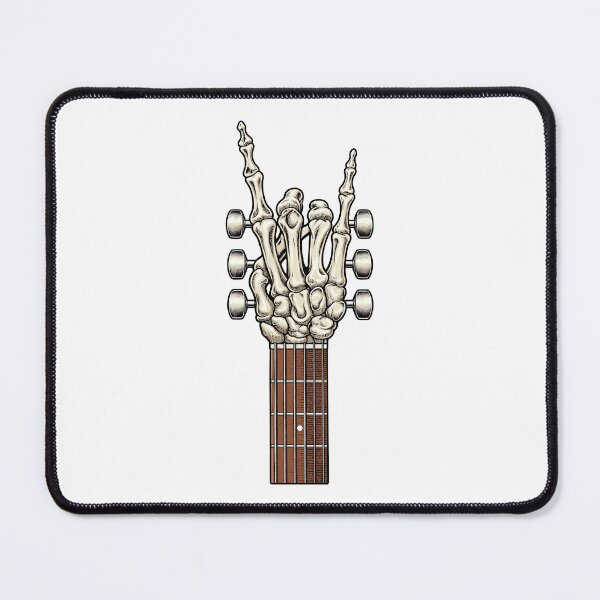 Item preview, Skeleton Rock Hand electric Guitar Player Rock Music designed and sold by gordonbwyashop.