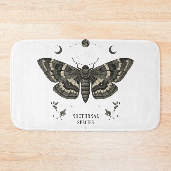 Item preview, Natural History Moth Victorian Plate designed and sold by ChicTrendz.