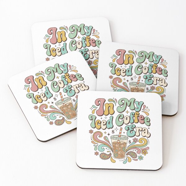 Item preview, In My Iced Coffee Era Cute Retro Coffee Lover Design designed and sold by Mellow Doodle Co..