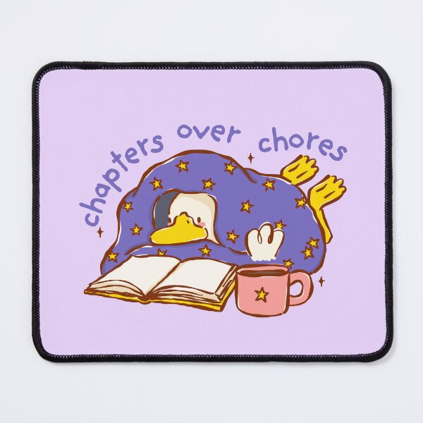 Item preview, Chapters Over Chores | Bookish | Funny | Cute designed and sold by The Turquoise Brush.