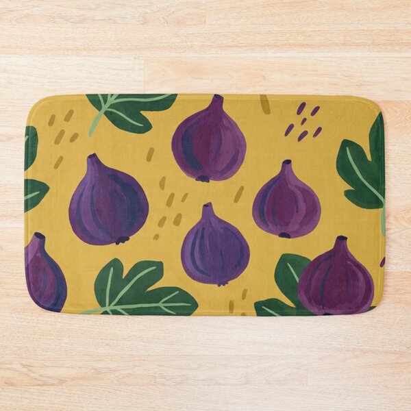 Item preview, Retro Purple Fig Fruit Pattern designed and sold by SassyArtistry.