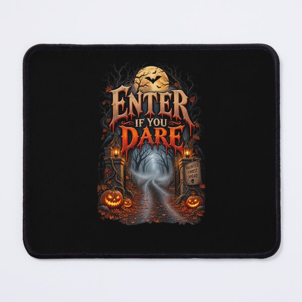 Item preview, Enter If You Dare – Haunted Forest Road Halloween Horror Design designed and sold by RockitBaby.