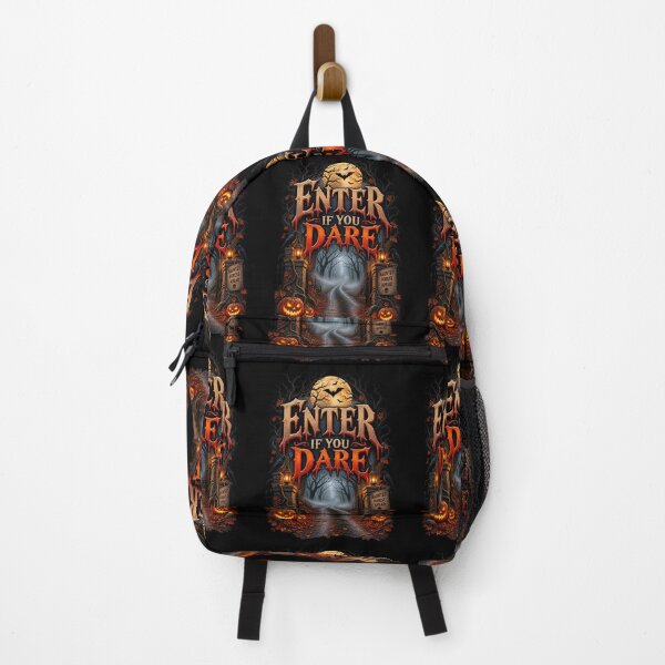 Item preview, Enter If You Dare – Haunted Forest Road Halloween Horror Design designed and sold by RockitBaby.