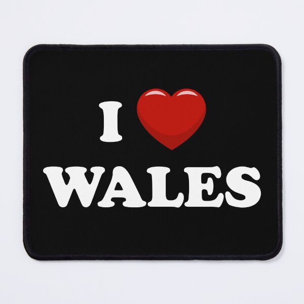 Item preview, I Love Wales / I Heart Wales (White text with red heart) designed and sold by STUDIO-72.