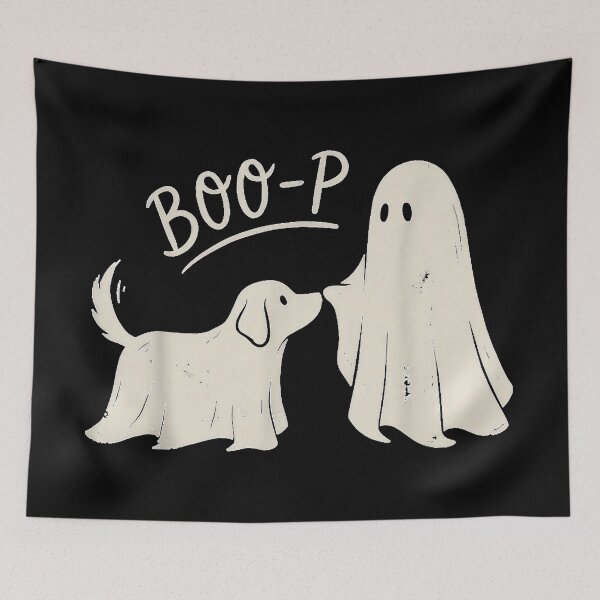 Item preview, Boo-P Ghost Dog Nose Boop Halloween designed and sold by LorenaVirex.