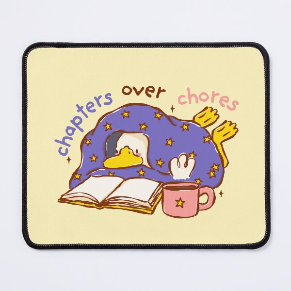 Item preview, Chapters Over Chores | Bookish | Funny | Cute designed and sold by The Turquoise Brush.