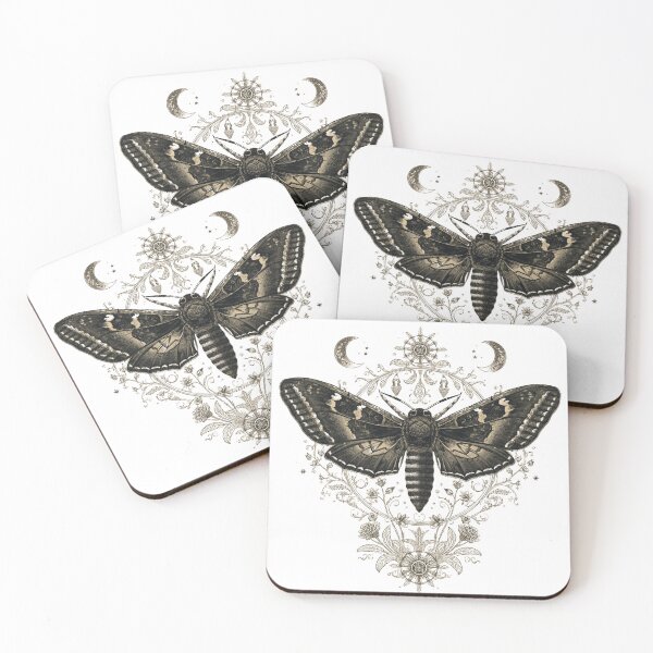 Item preview, Death’s-Head Moth Gothic Entomology designed and sold by ChicTrendz.