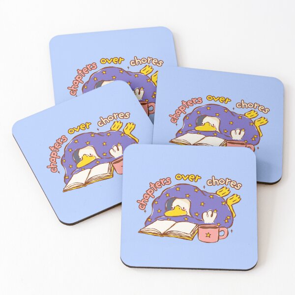 Item preview, Chapters Over Chores | Bookish | Funny | Cute designed and sold by The Turquoise Brush.