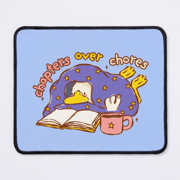 Item preview, Chapters Over Chores | Bookish | Funny | Cute designed and sold by The Turquoise Brush.