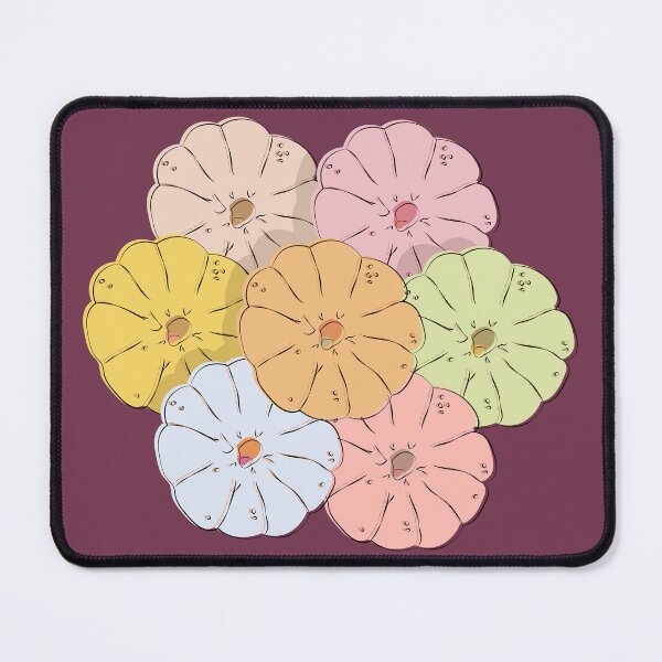 Item preview, Pastel Pumpkin Cluster Illustration - Colorful Cute Autumn Gourd Art designed and sold by Caterina@.