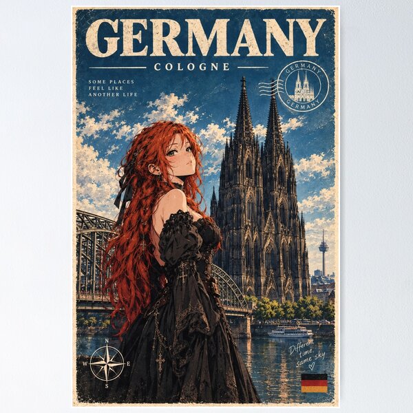 Item preview,  GERMANY COLOGNE  Redhead Knight Time Traveler  designed and sold by DibujandoPorfa.