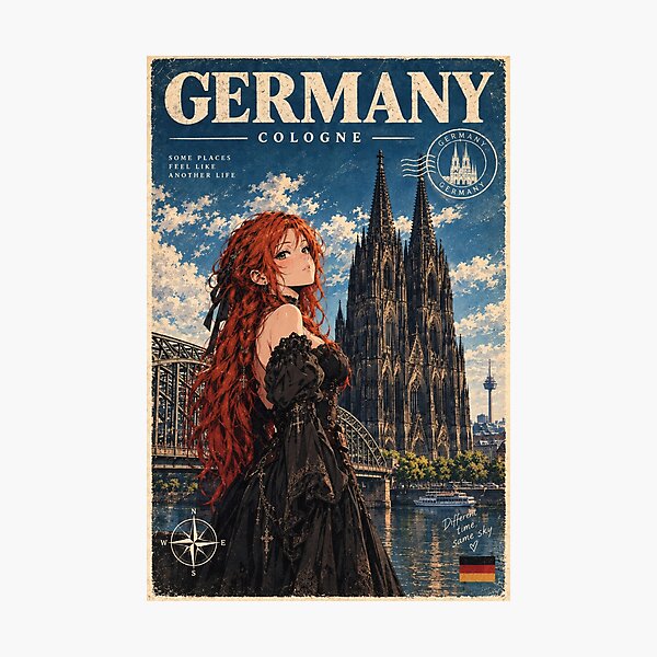 Item preview,  GERMANY COLOGNE  Redhead Knight Time Traveler  designed and sold by DibujandoPorfa.