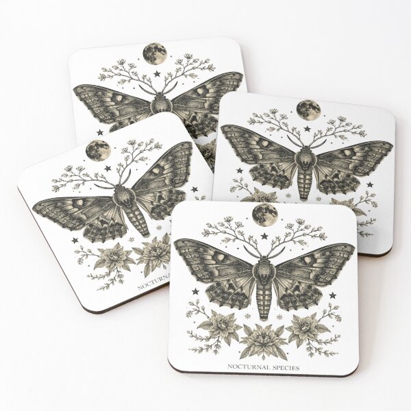 Item preview, Moth Lover Victorian Naturalist Illustration designed and sold by ChicTrendz.