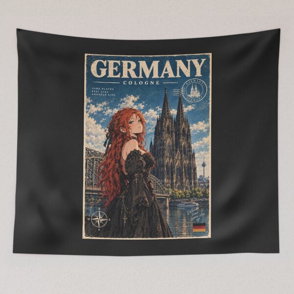 Item preview,  GERMANY COLOGNE  Redhead Knight Time Traveler  designed and sold by DibujandoPorfa.