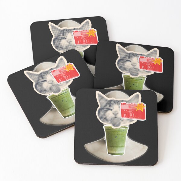Item preview, Match Kitty Cute Cat Matcha Green Tea Graphic designed and sold by Themarbleedit.
