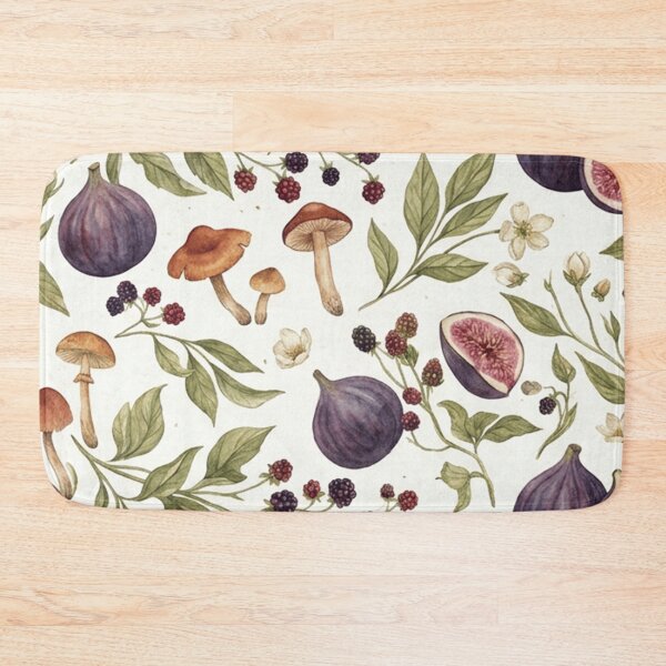 Item preview, Watercolor Fig Woodland Botanical Pattern designed and sold by SassyArtistry.