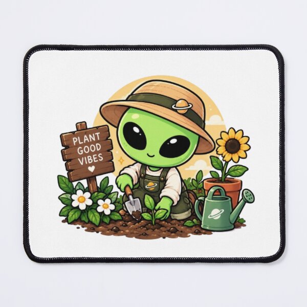 Item preview, Alien Gardener | Plant Good Vibes designed and sold by fedetrev.