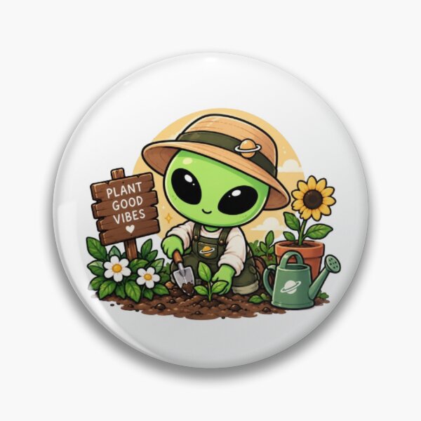 Item preview, Alien Gardener | Plant Good Vibes designed and sold by fedetrev.