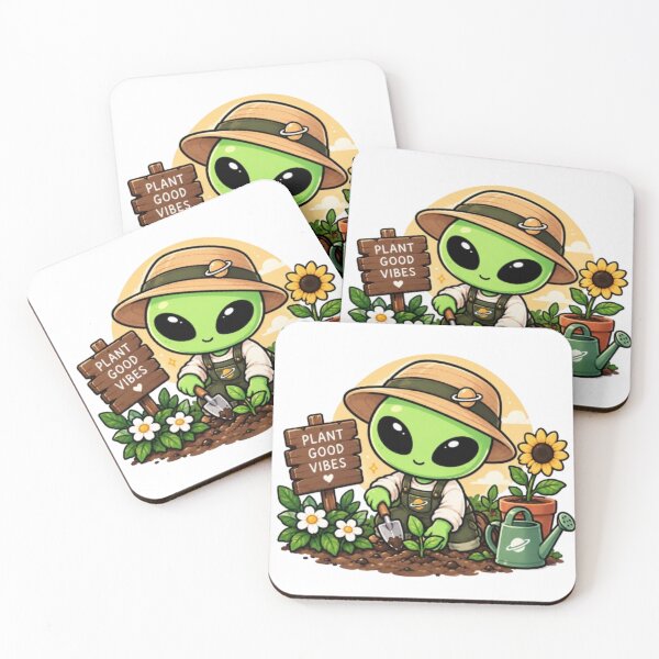 Item preview, Alien Gardener | Plant Good Vibes designed and sold by fedetrev.