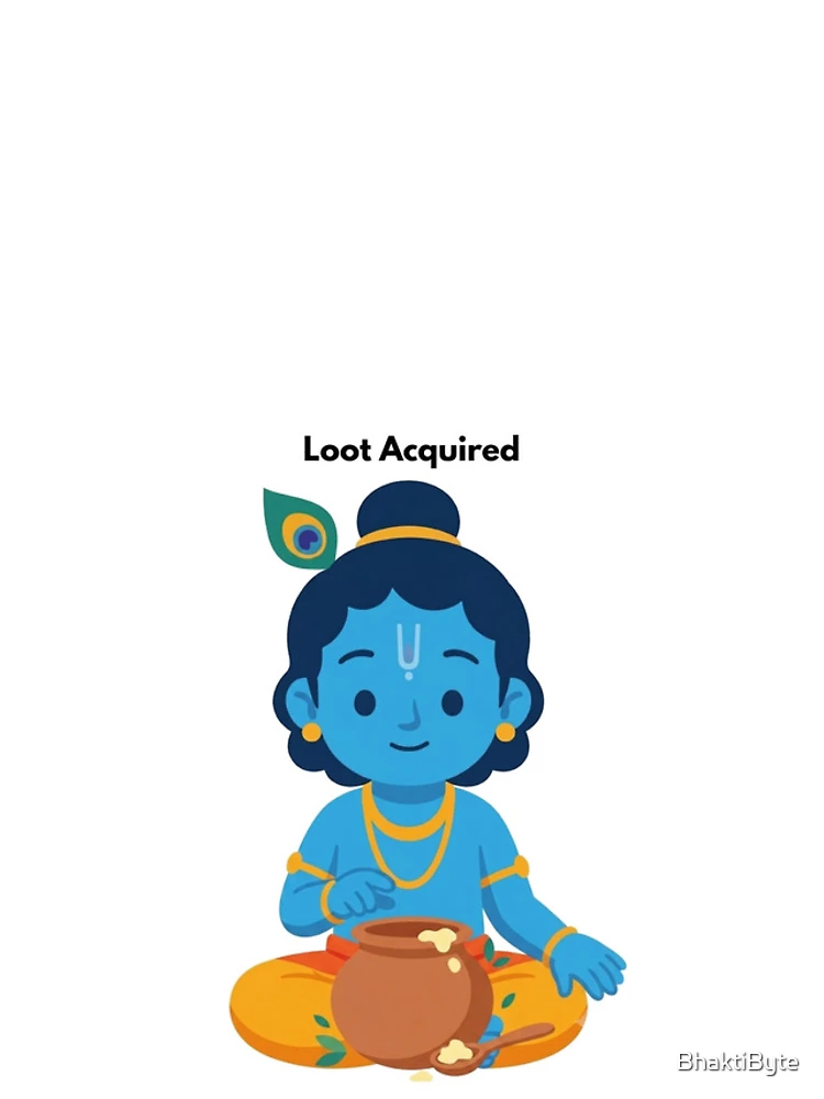 Thumbnail 4 of 4, iPhone Case, loot acquired | Developer Sticker | Programmer Tech Humor designed and sold by BhaktiByte.