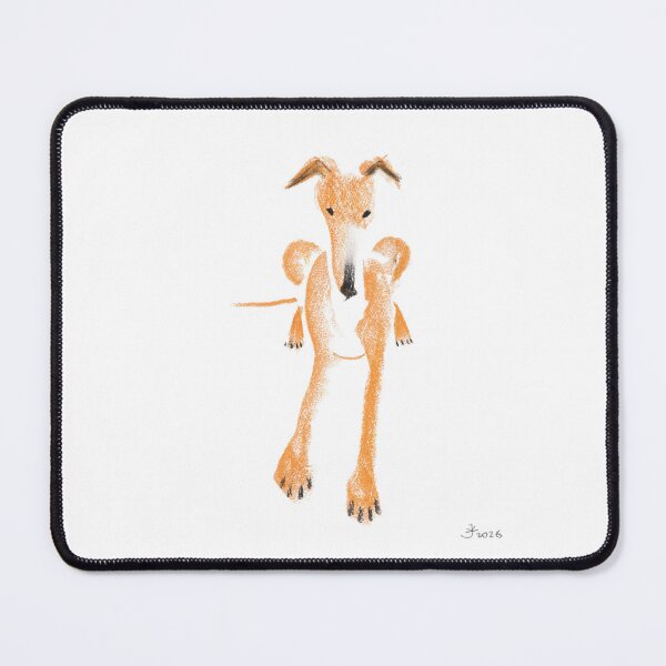 Item preview, Grey but orange (greyhound) designed and sold by zatiak.