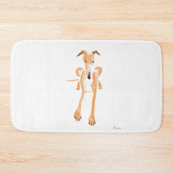 Item preview, Grey but orange (greyhound) designed and sold by zatiak.