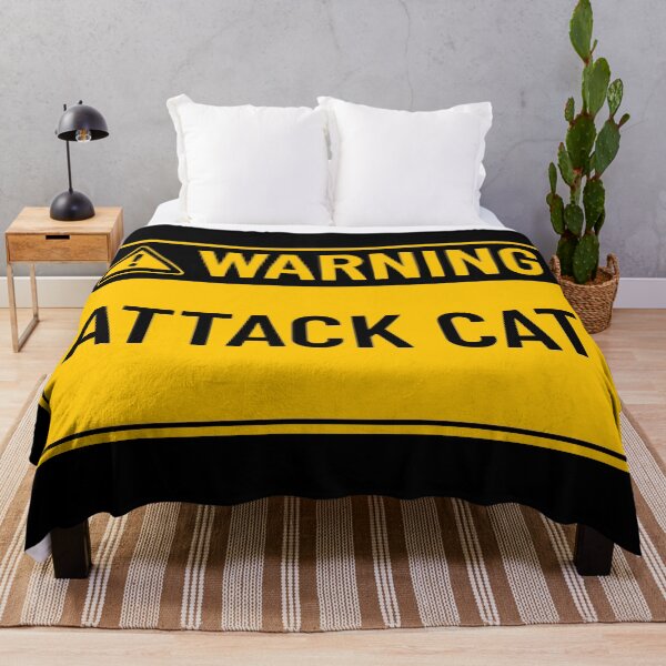 Item preview, Warning: Attack Cat designed and sold by mr-k-store.