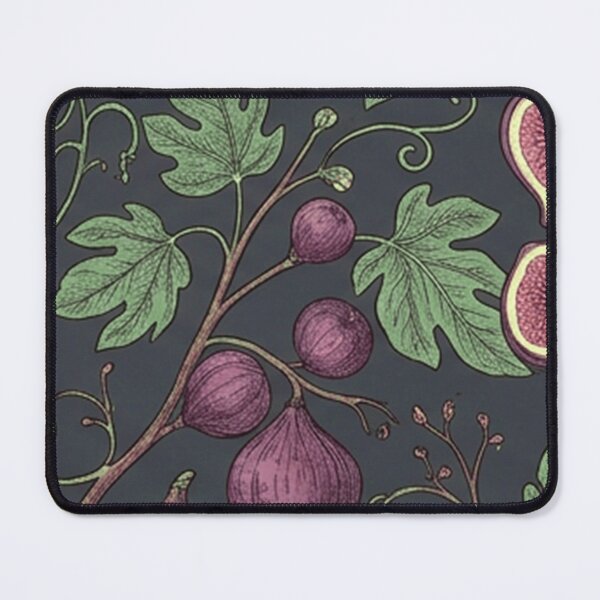 Item preview, Dark Watercolor Fig Botanical Pattern designed and sold by SassyArtistry.