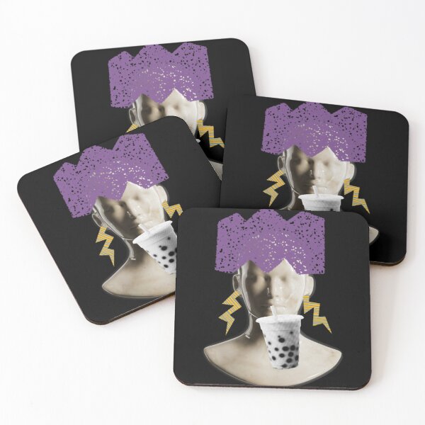 Item preview, Milky Oreo Abstract Boba Milk Tea Statue Graphic designed and sold by Themarbleedit.