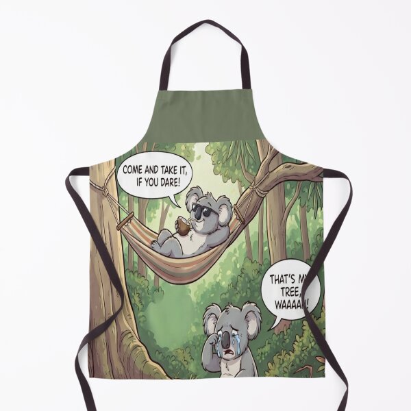 Item preview, Funny Koala Hammock Tree Drama Cartoon Humor Art designed and sold by AfresStudio.
