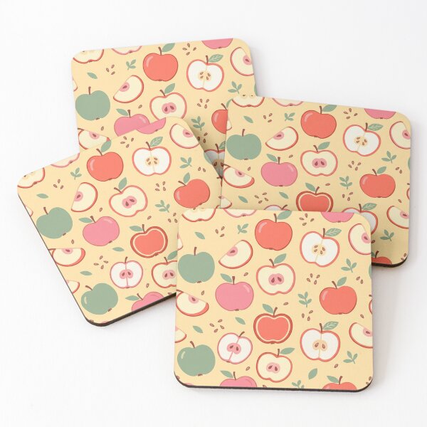 Item preview, Retro Colorful Apple Fruit Pattern designed and sold by SassyArtistry.