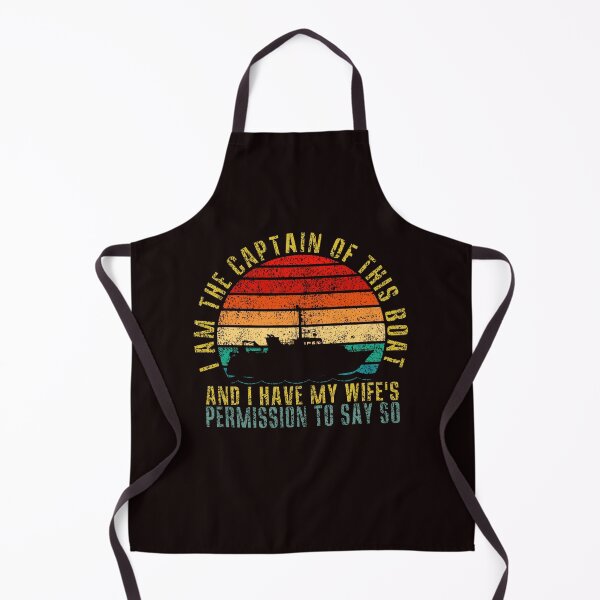 Item preview, I am The Captain of This Boat and i have my wife's permission to say so designed and sold by ImadDesignsArts.
