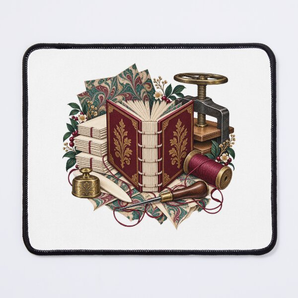Item preview, Bookbinding Artist Gift – Marbled Paper Workshop designed and sold by UrbanCanvvas.