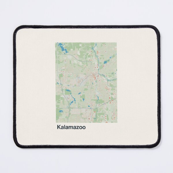 Item preview, Kalamazoo Minimalistic Map Art designed and sold by MapsNerd.