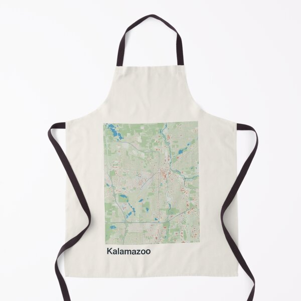 Item preview, Kalamazoo Minimalistic Map Art designed and sold by MapsNerd.
