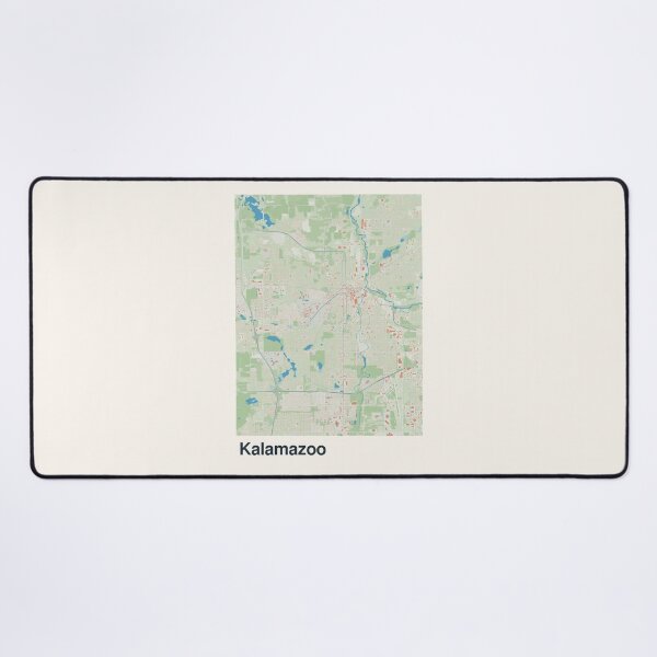 Item preview, Kalamazoo Minimalistic Map Art designed and sold by MapsNerd.