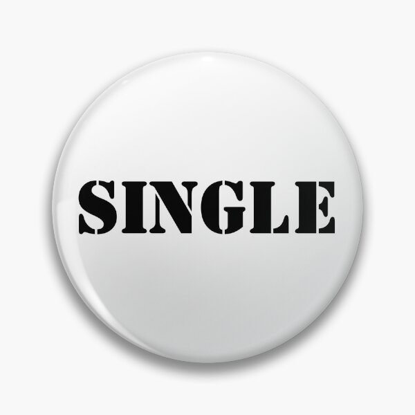 Item preview, SINGLE Bold Stencil Text Design Minimalist Single Status Quote designed and sold by HYPNK.